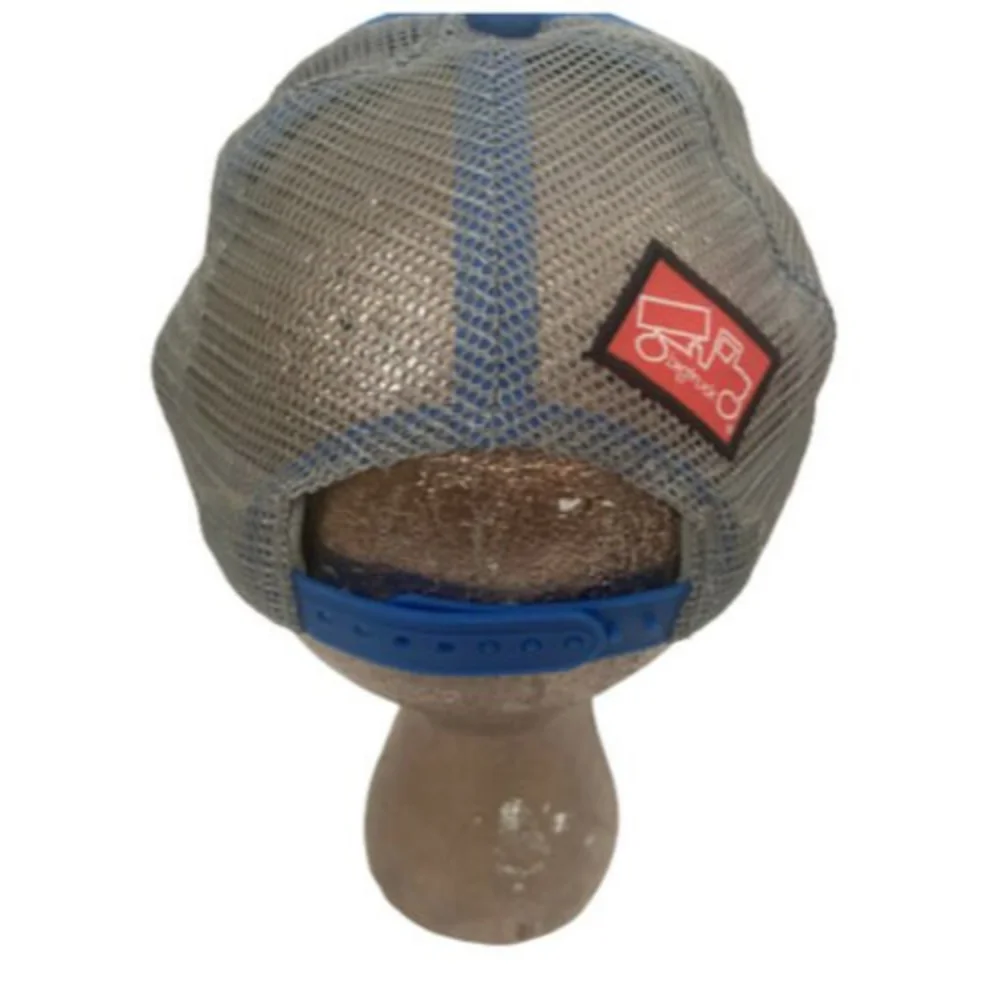 Big Truck Liberty DXB Patch Cap Logo Mesh Snapback Trucker Dad Hat Blue - Picture 4 of 9